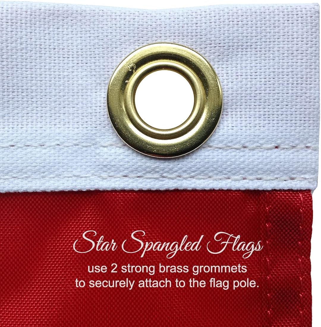 Bandera estadounidense fabricada 100 % en EE. UU., EE.UU