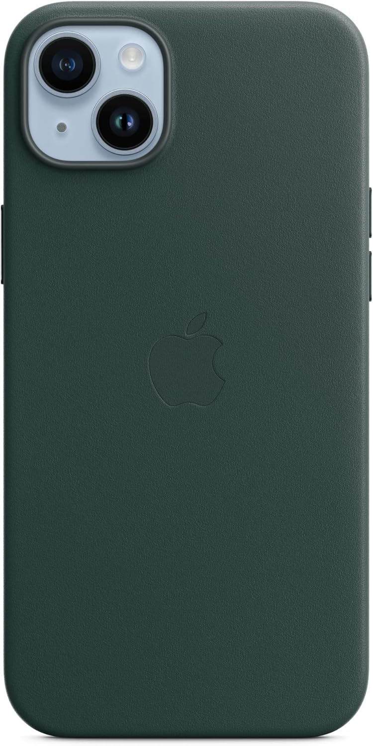 Apple Funda de cuero para iPhone 14 Plus con MagSafe - Verde bosque