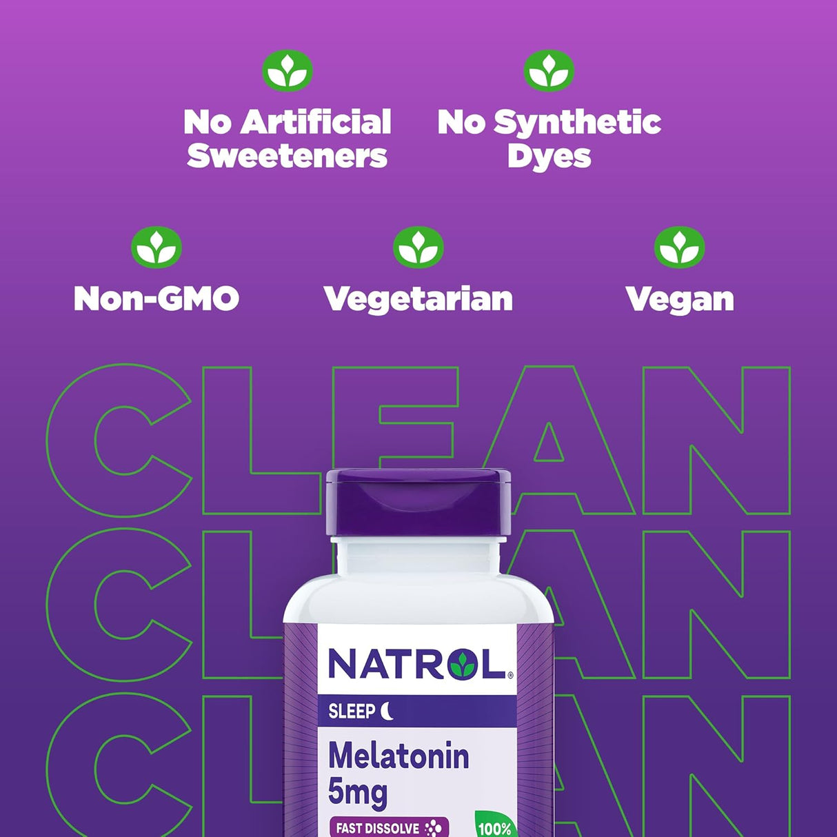 Melatonina 5mg Natrol, tabletas rápidas, 150 tabletas