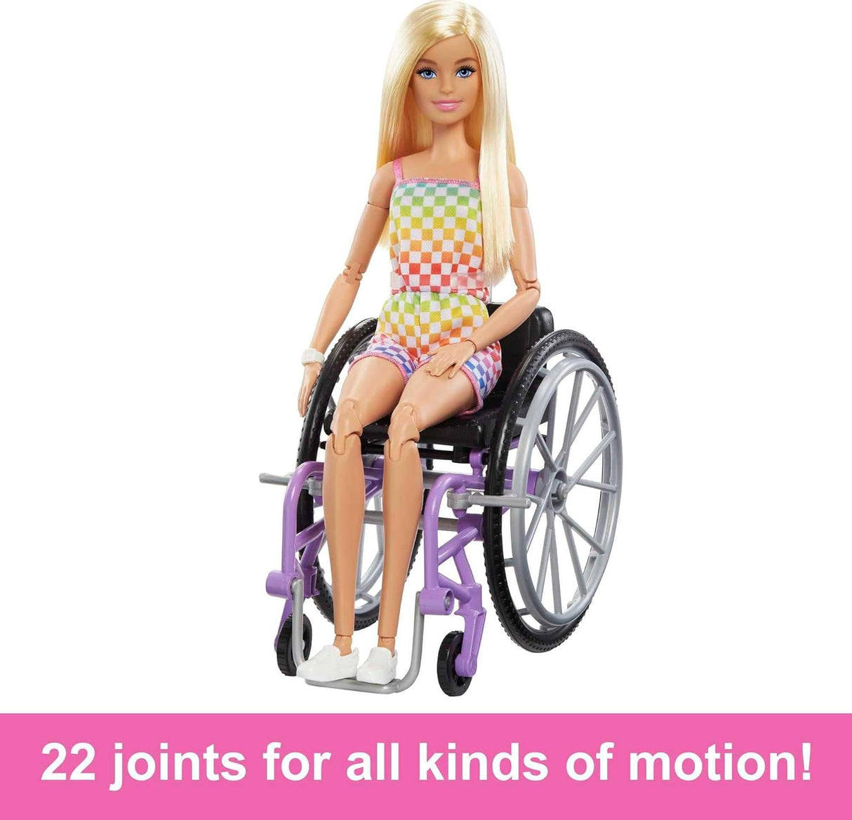 Barbie Muñeca con Silla de Ruedas y Accesorios, Fashionistas