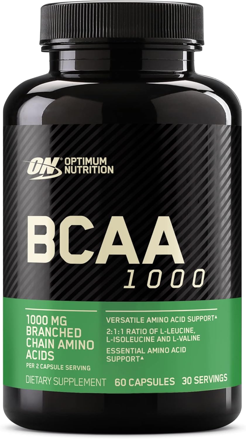 BCAA Instantáneo Optimum Nutrition 1000mg, 60 Cápsulas