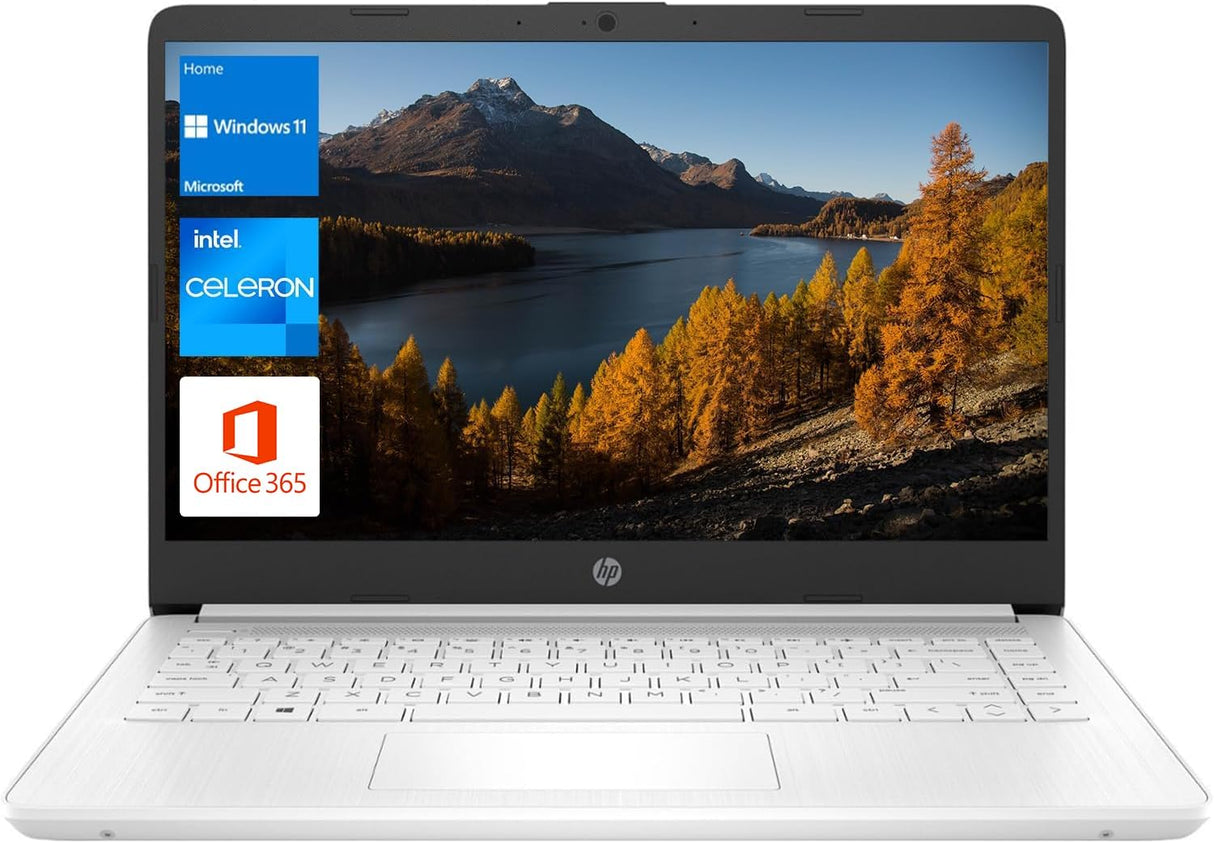 Laptop HP 14 HD, Intel N4120, 4GB RAM, 64GB eMMC, Windows 11