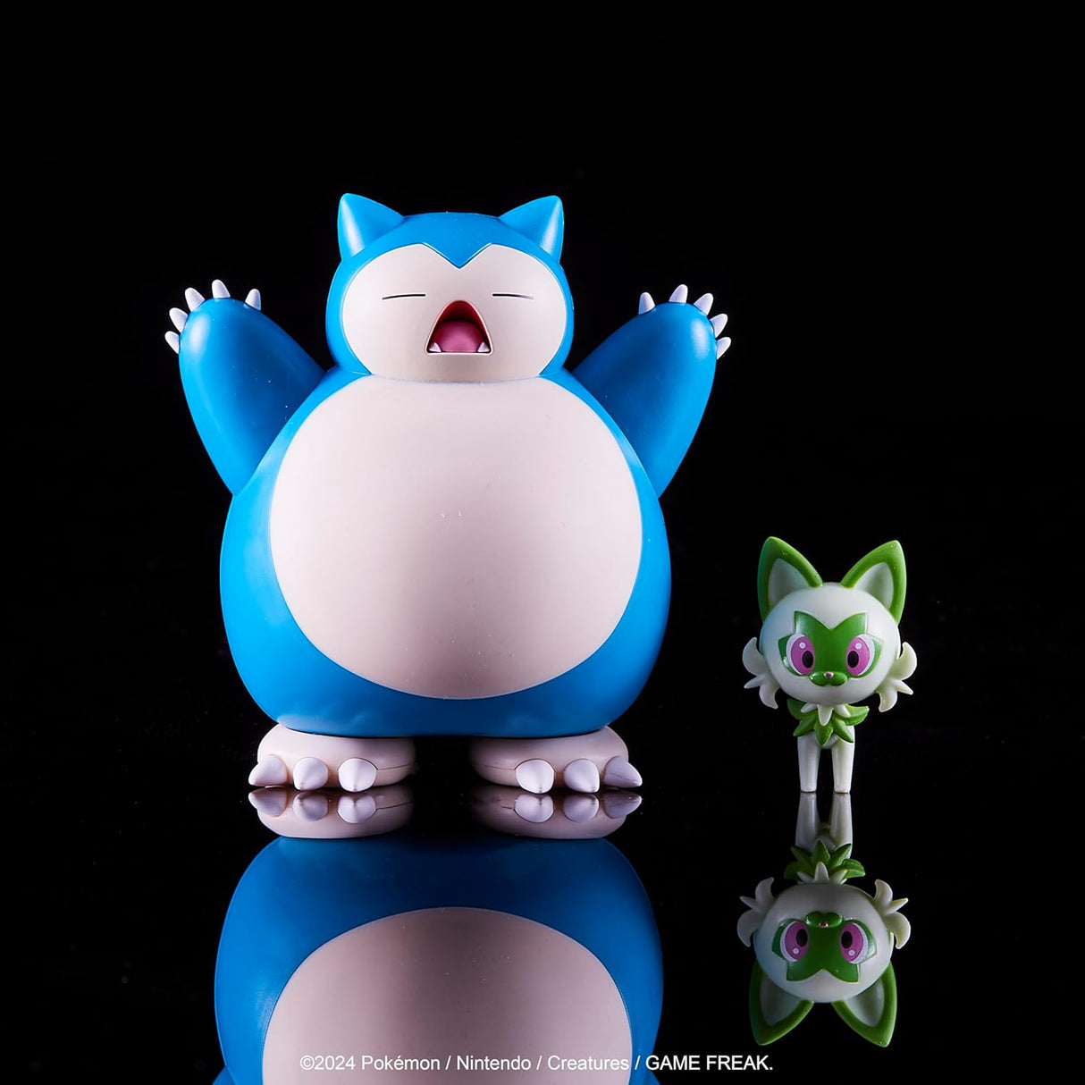 Figuras de Batalla Pokémon 2 Pack: Sprigatito y Snorlax