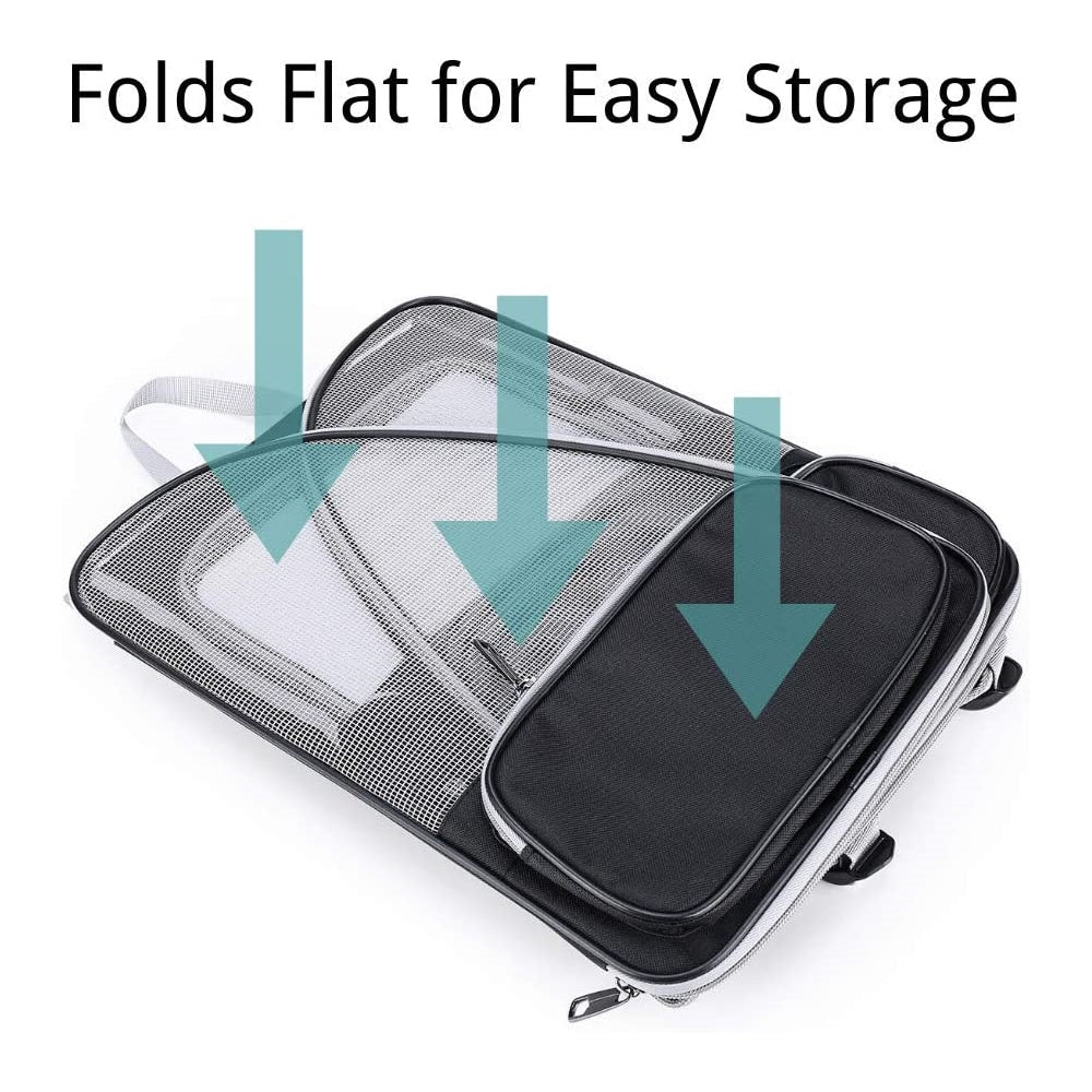 Mochila para mascotas para gatos malla totalmente ventilada