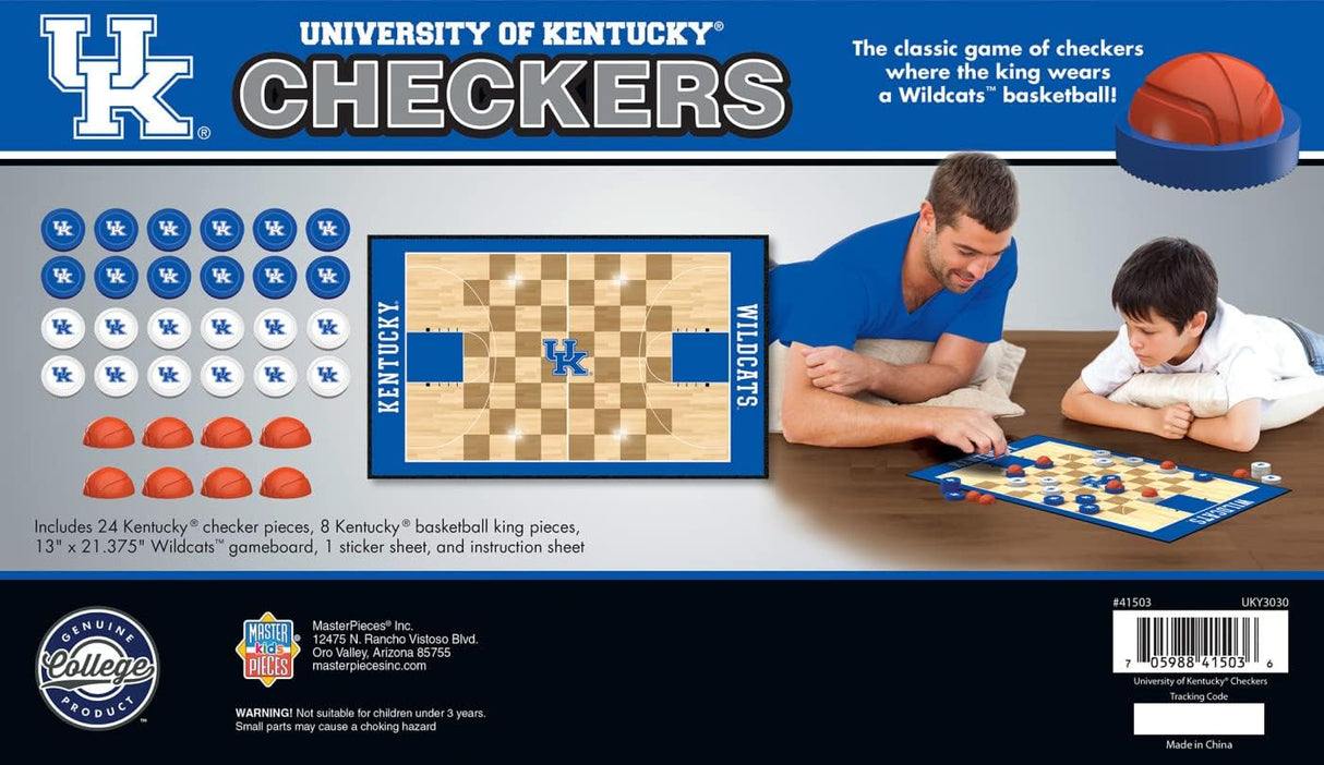 Juego de Damas de Kentucky Wildcats, MasterPieces 13 x 21