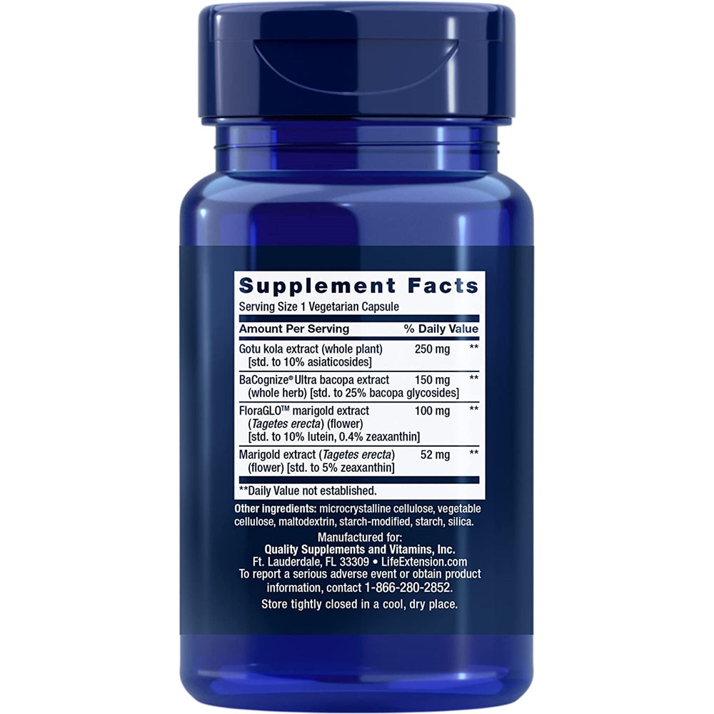 Suplemento Brain Nootropic mejoradas para atención 30 und