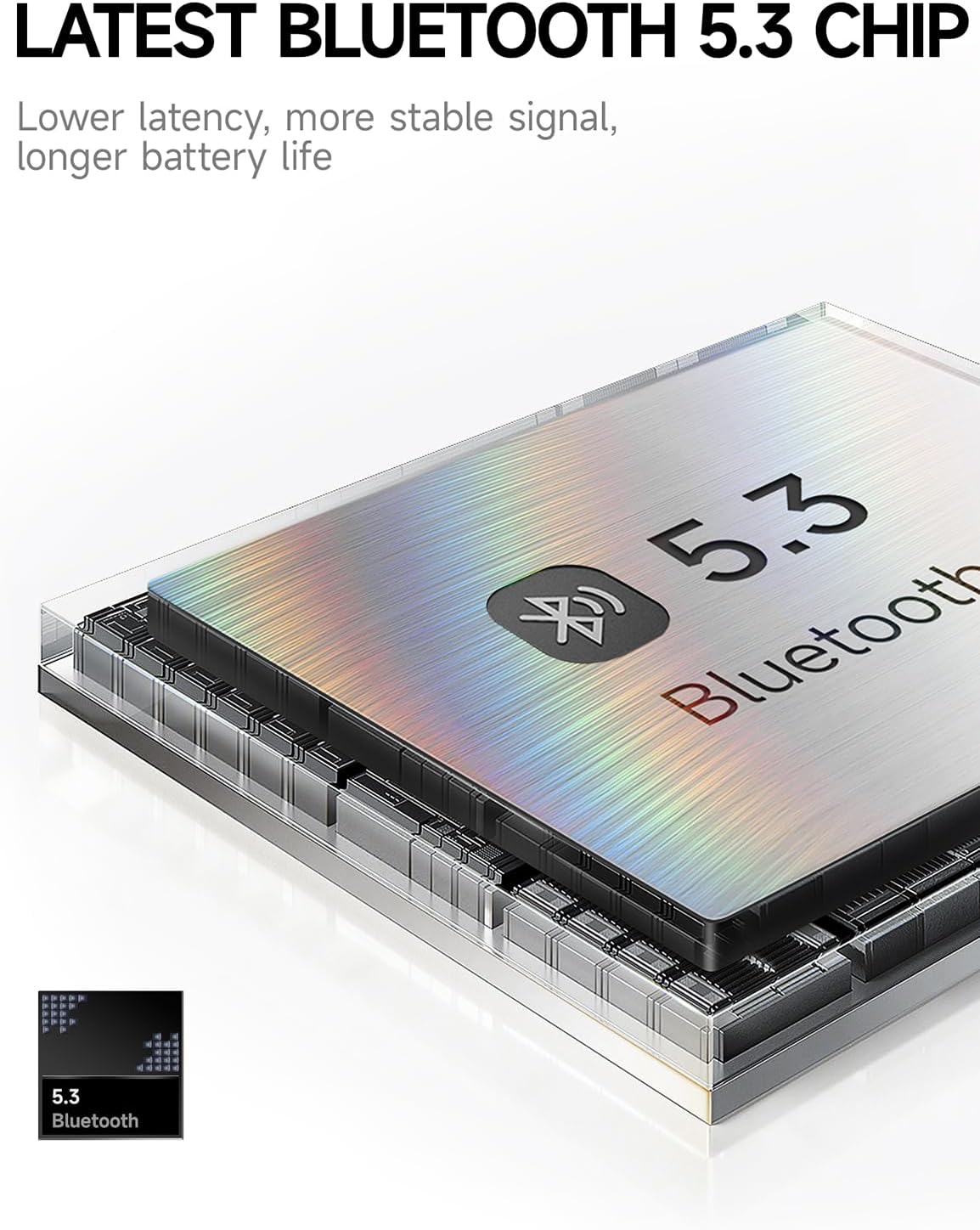 Auriculares Bluetooth Inalámbricos con 3 Modos de Sonido