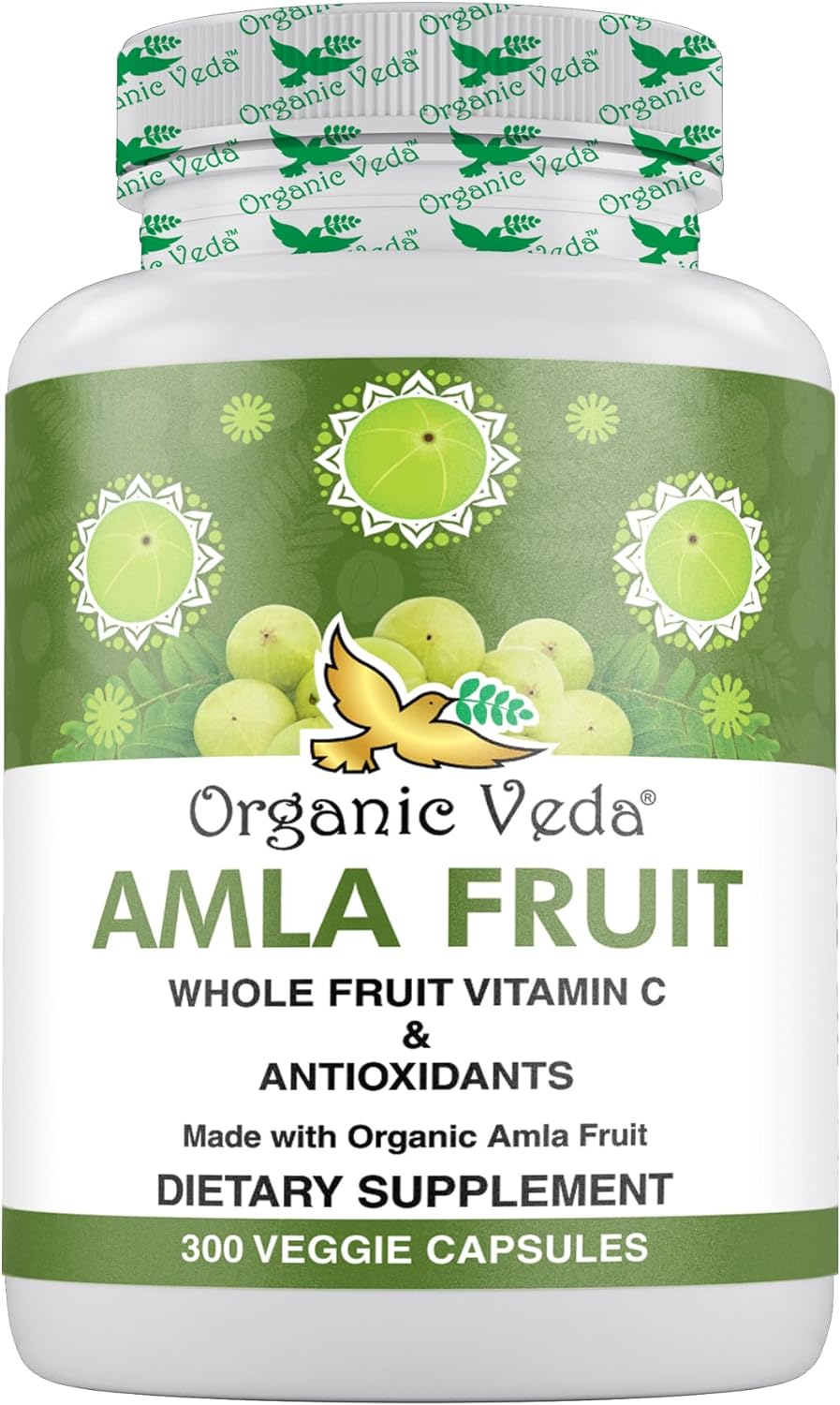 Cápsulas de Amla Orgánica 1000 mg Antioxidantes y Vitamina C