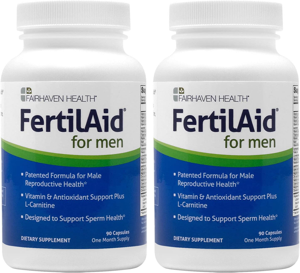 Suplemento FertilAid masculina y vitamina prenatal