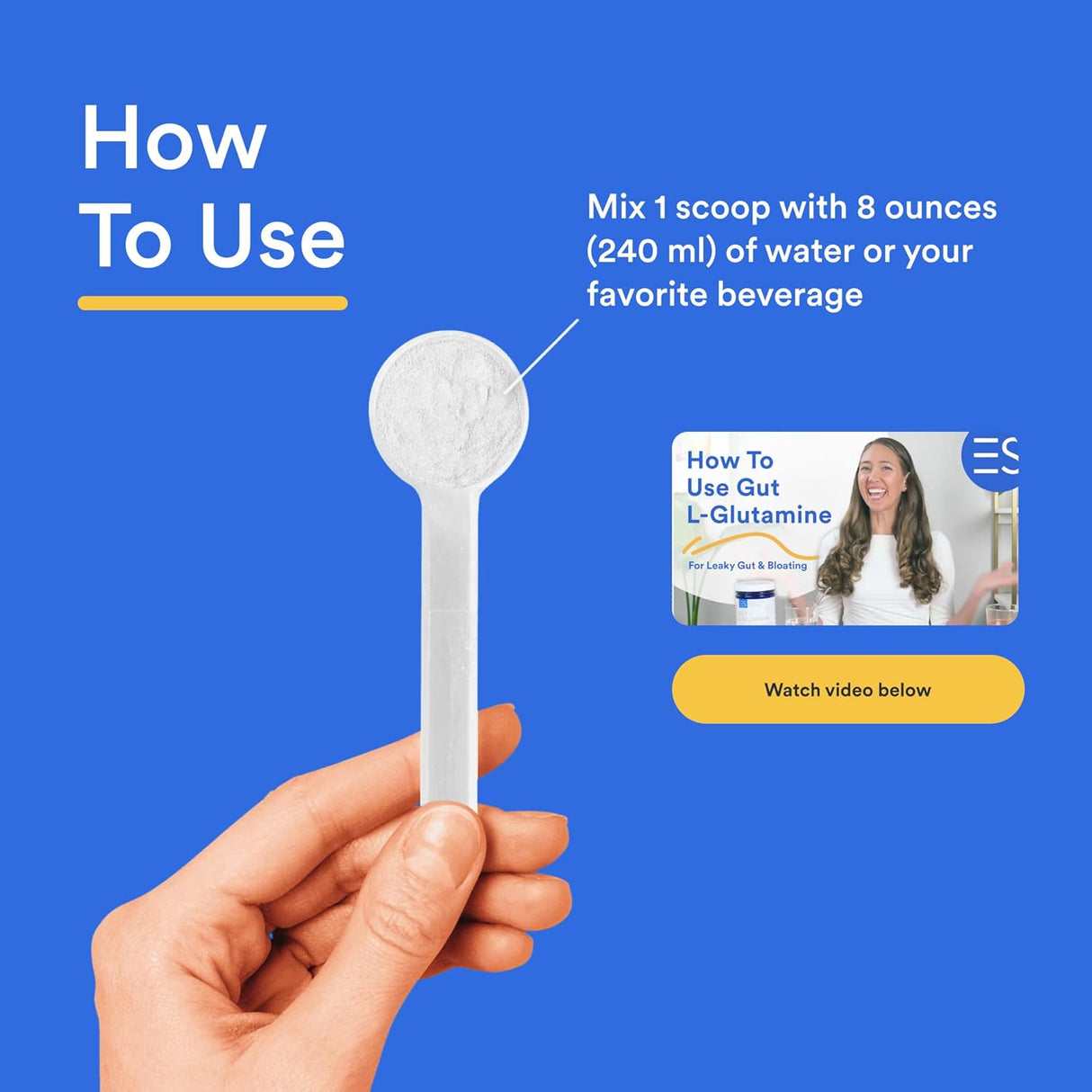 Suplementos Alimenticios Polvo de L-glutamina intestinal