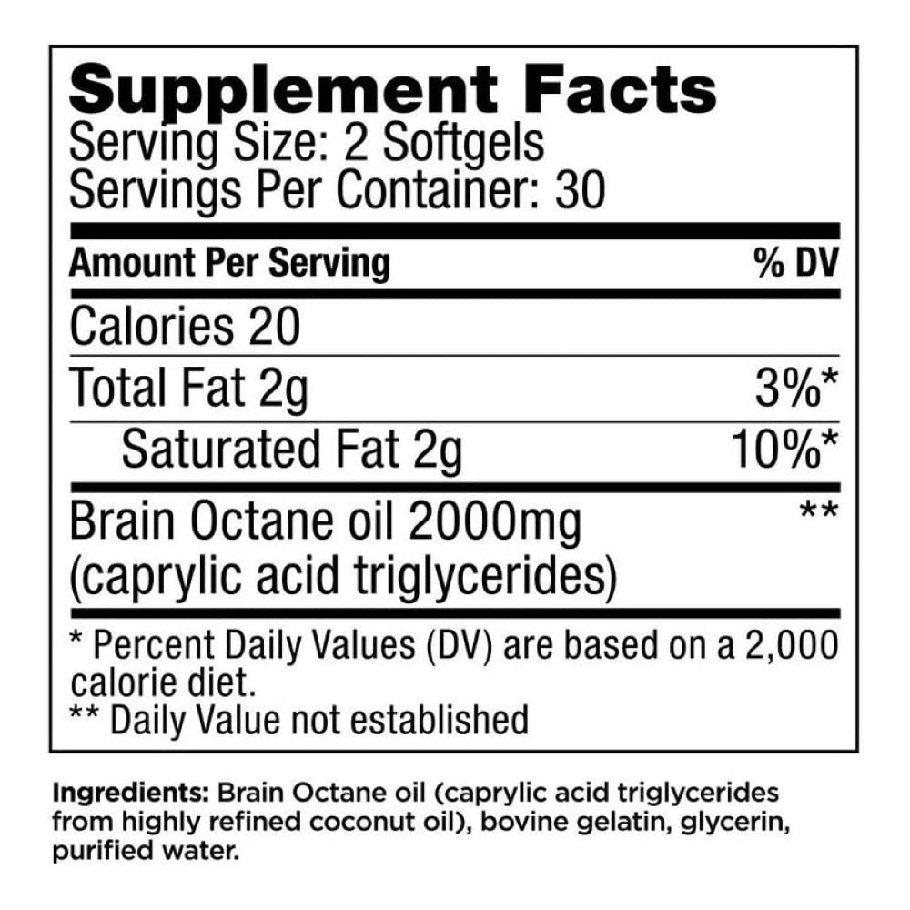 Suplementos Alimenticios Cerebro cápsulas blandas