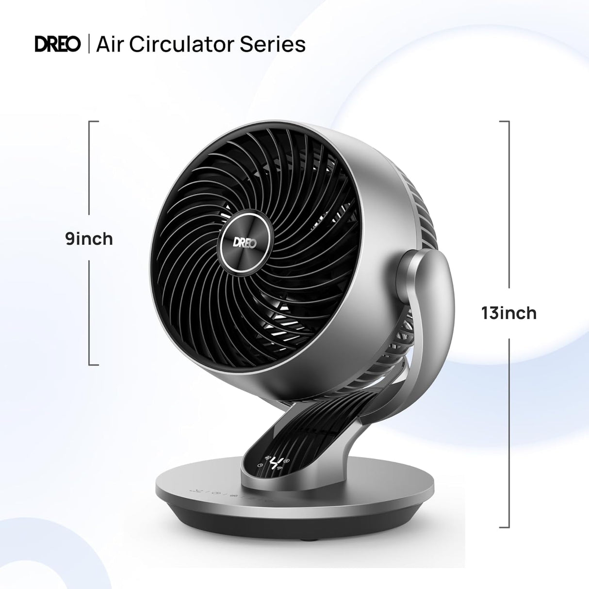Ventilador Dreo Oscilante 70 ft, 4 Velocidades, 9 Mesa