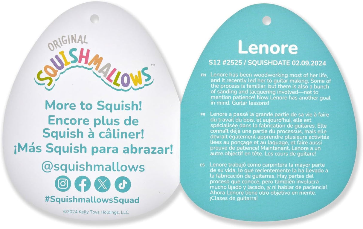 Peluche Squishmallows 12 Cangrejo Ermitaño Lenore - Jazwares