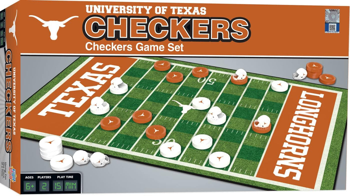 Juego de Mesa MasterPieces - Damas NCAA Texas Longhorns