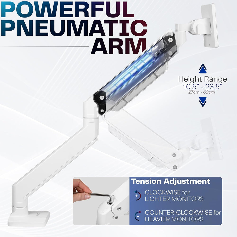Soporte de Monitor VIVO, Brazo Ajustable para Pantallas 49 STAND-V101G1W