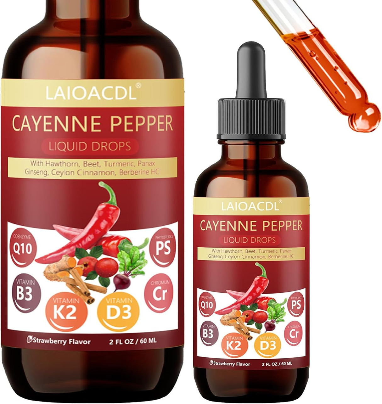 Suplemento líquido con cúrcuma, ginseng y berberina, 1 pack