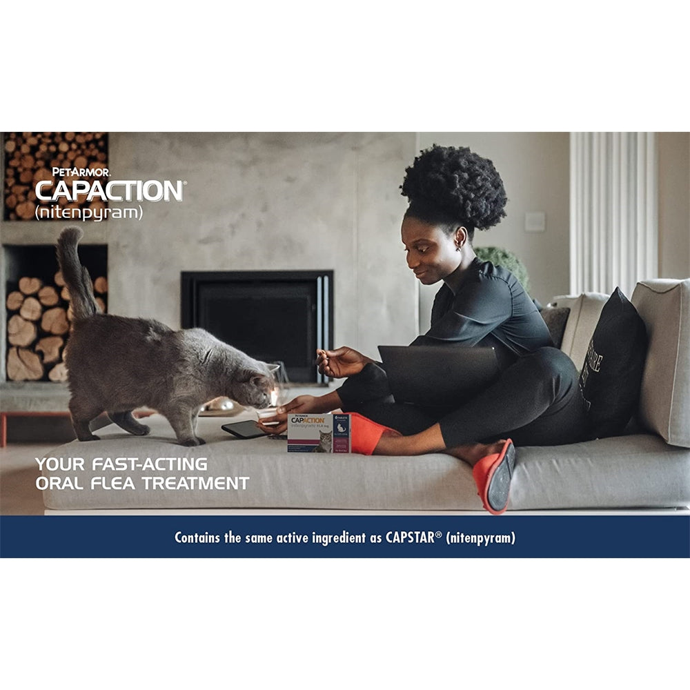 Antipulgas CAPACTION (nitenpirama) Tratamiento oral gatos