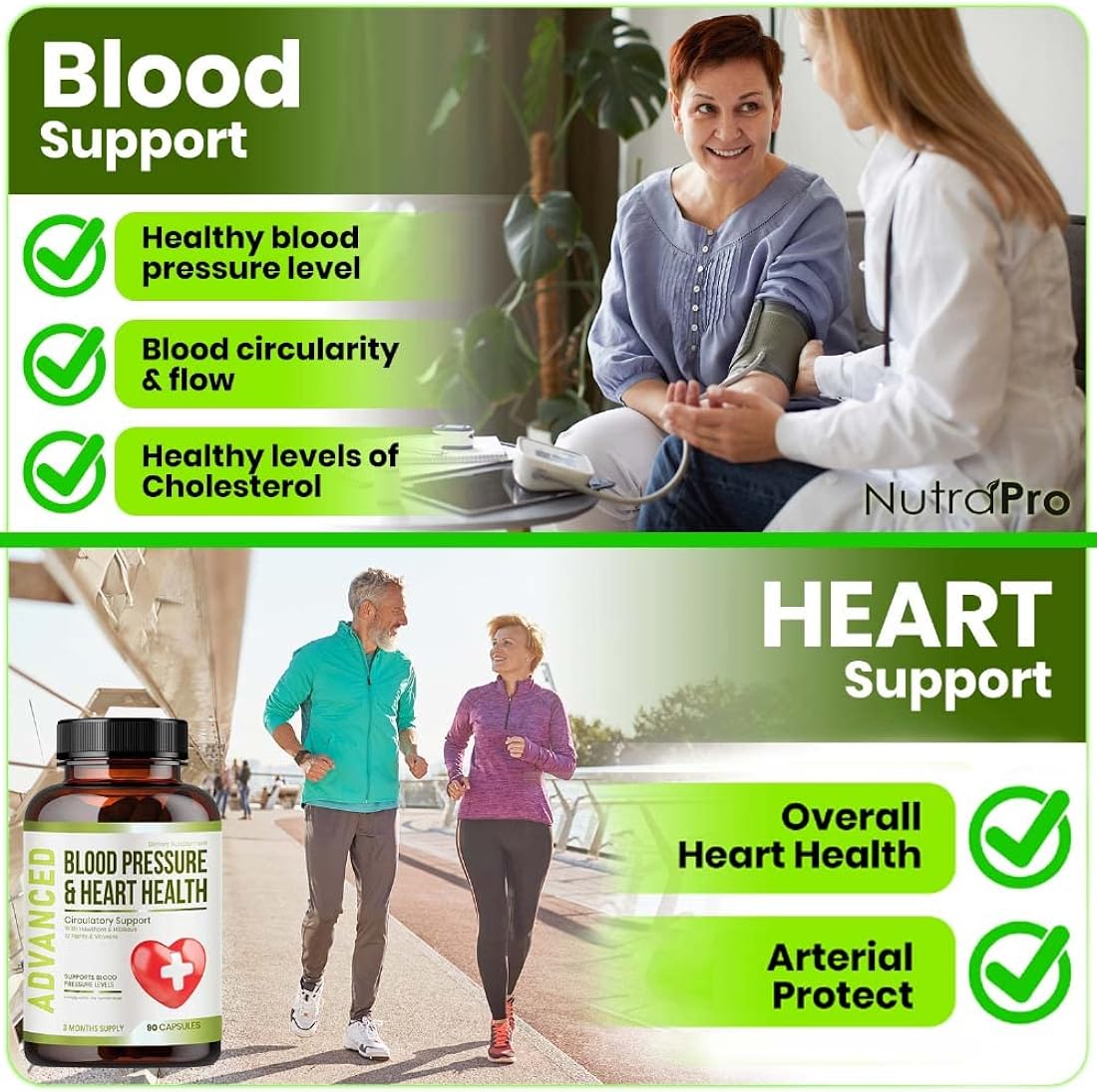 Suplemento de apoyo para la presión arterial para la salud