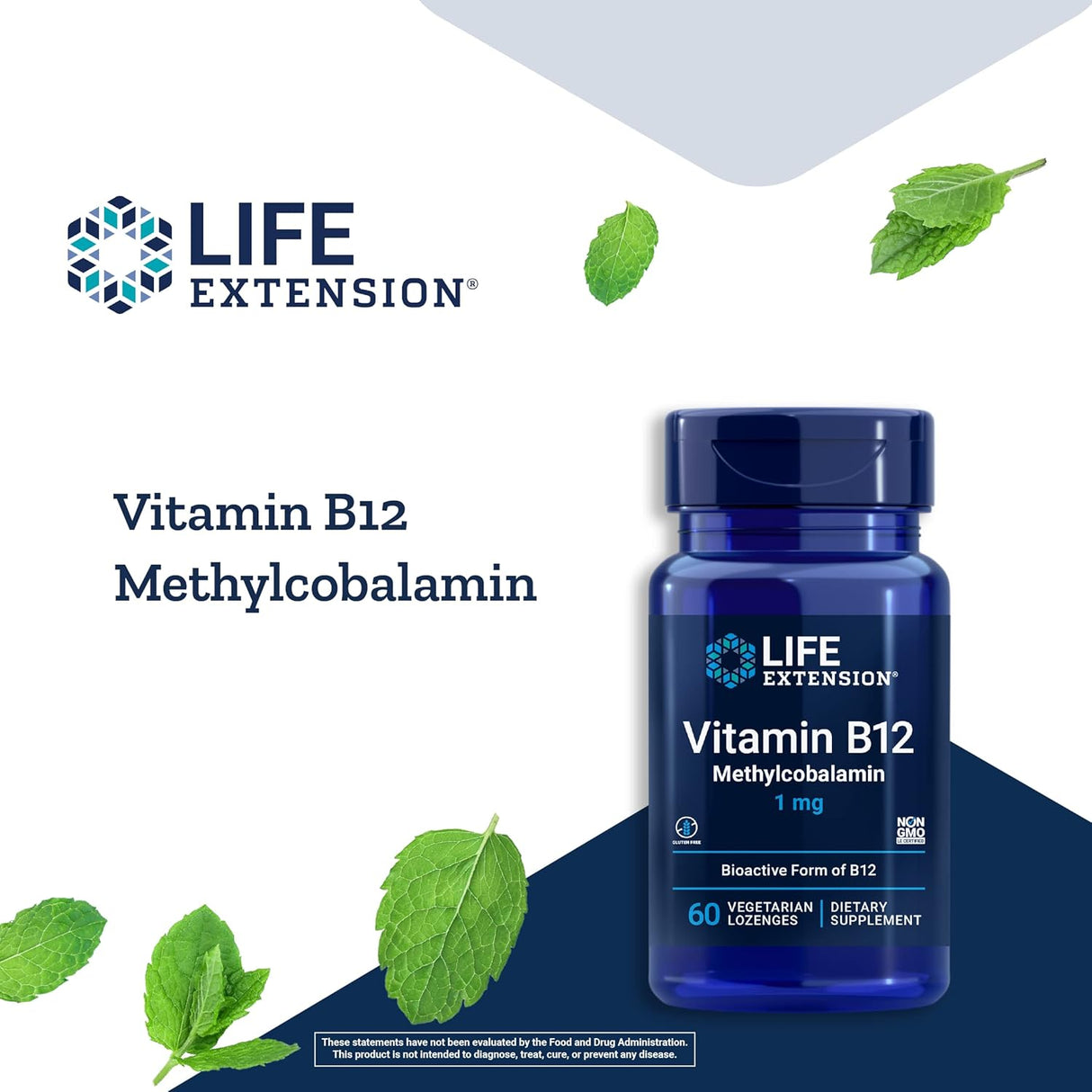 Suplemento Vitamina B12 metilcobalamina 1 mg salud cerebral