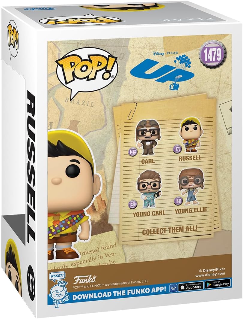 Funko Pop! Disney: Pixar - Russell de la película Up