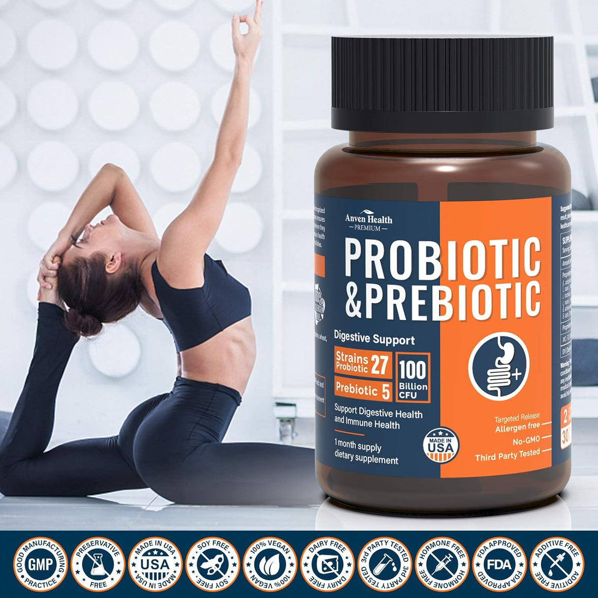 Suplementos Alimenticios Probióticos para hombres y mujeres