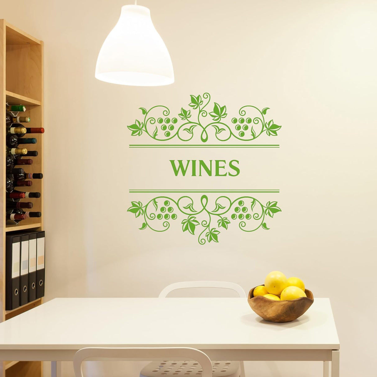 Vinilo Decorativo para Bar de Vino, Grape, Modelo ig6346