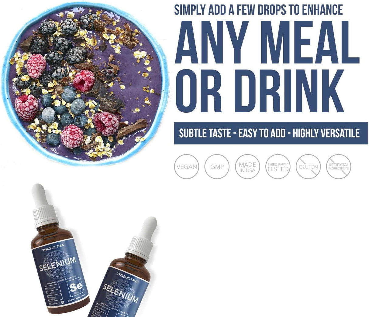 Suplemento Selenio 200 mcg forma de selenometionina 59 ml