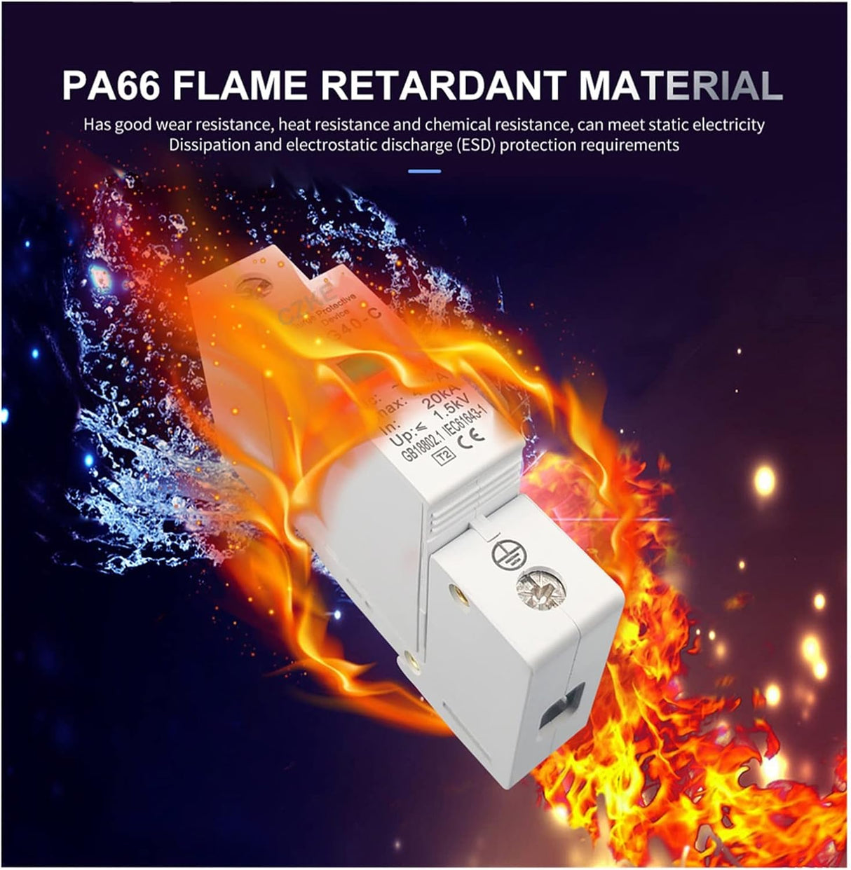 Dispositivo de protección contra sobretensiones de bajo voltaje