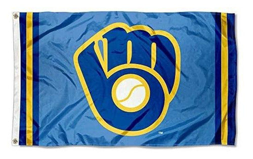 Bandera para fans con logotipo retro