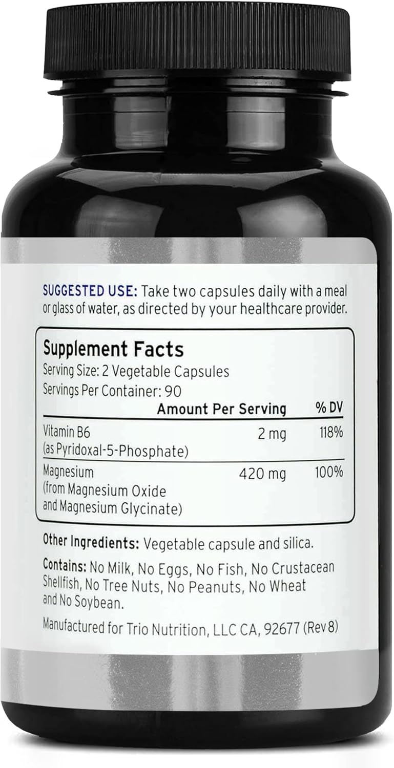Trio Nutrition Magnesio Complejo 90 Días Calm Relajación