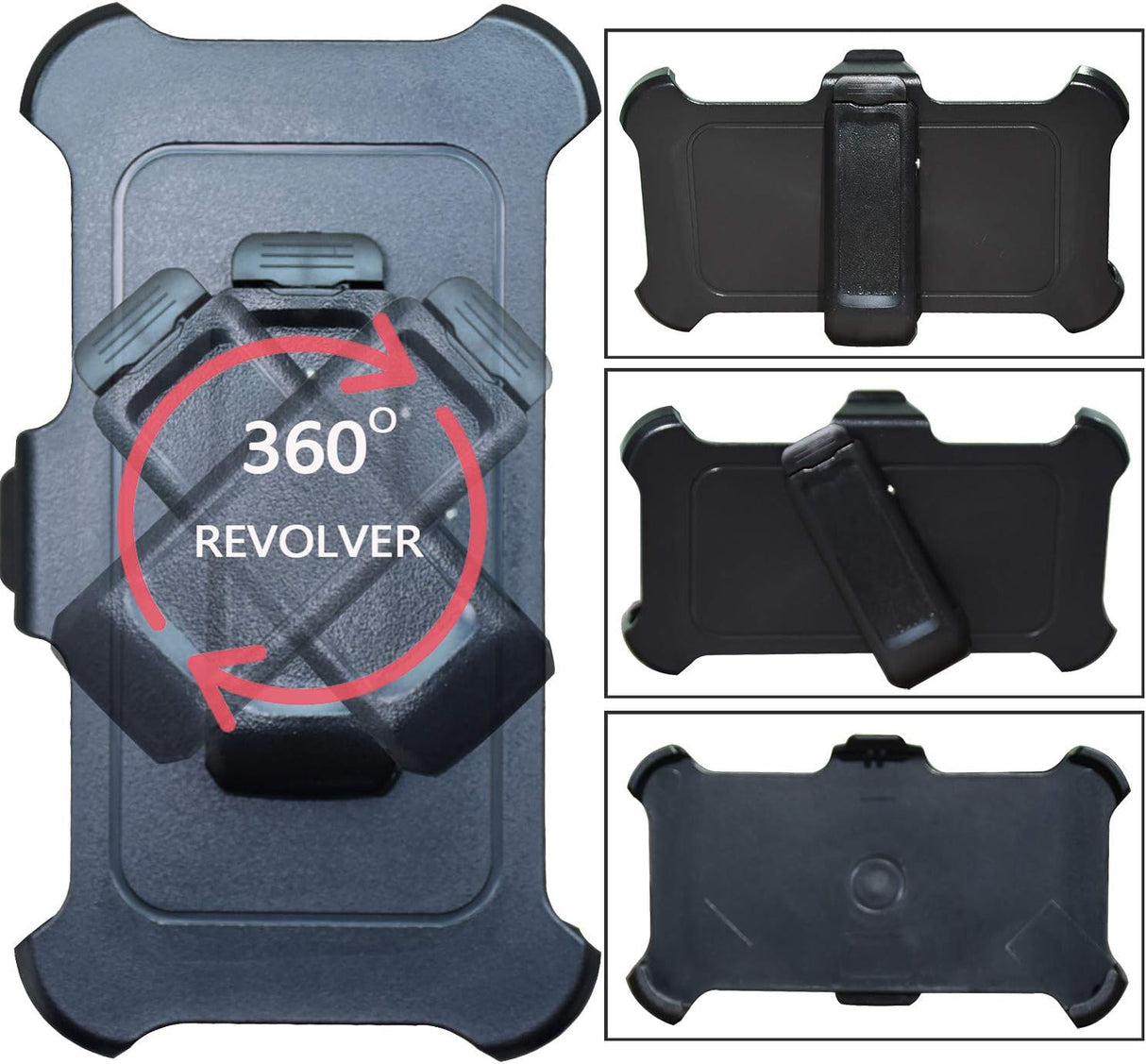 2 Pack Replacement Belt Clip Holster for OtterBox Defender Series Case Apple iPhone 11 (6.1)