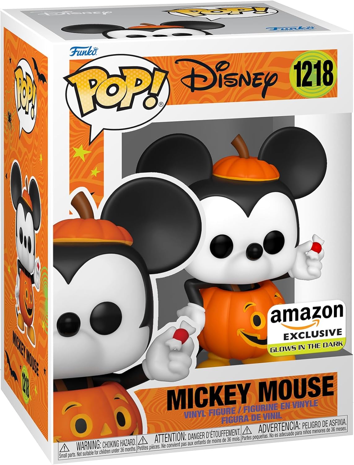 Figurita Collectible Funko POP! Disney Mickey Mouse Glow in Dark