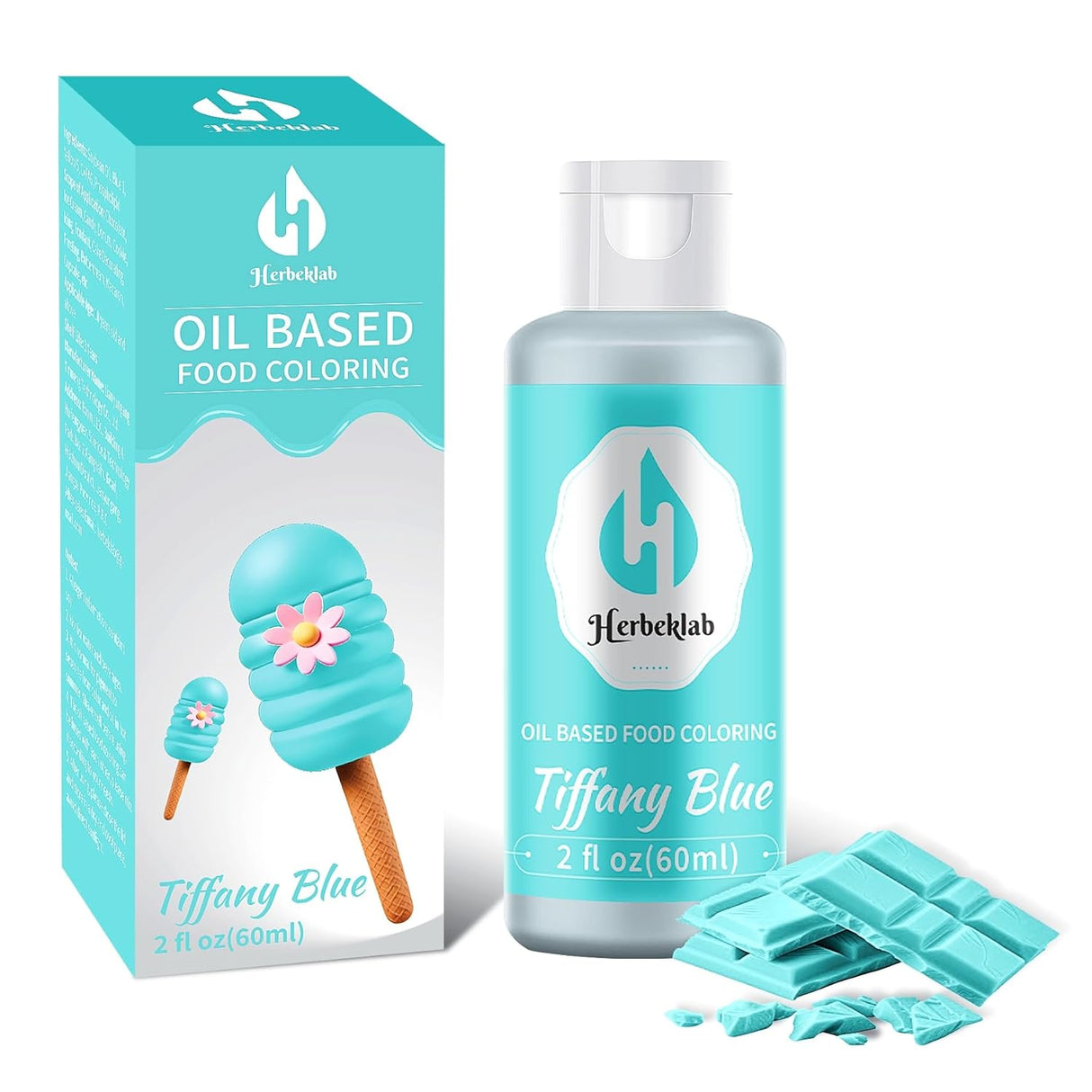 Colorante Alimentario Aceite Tiffany Blue 2 Fl Oz Profesional