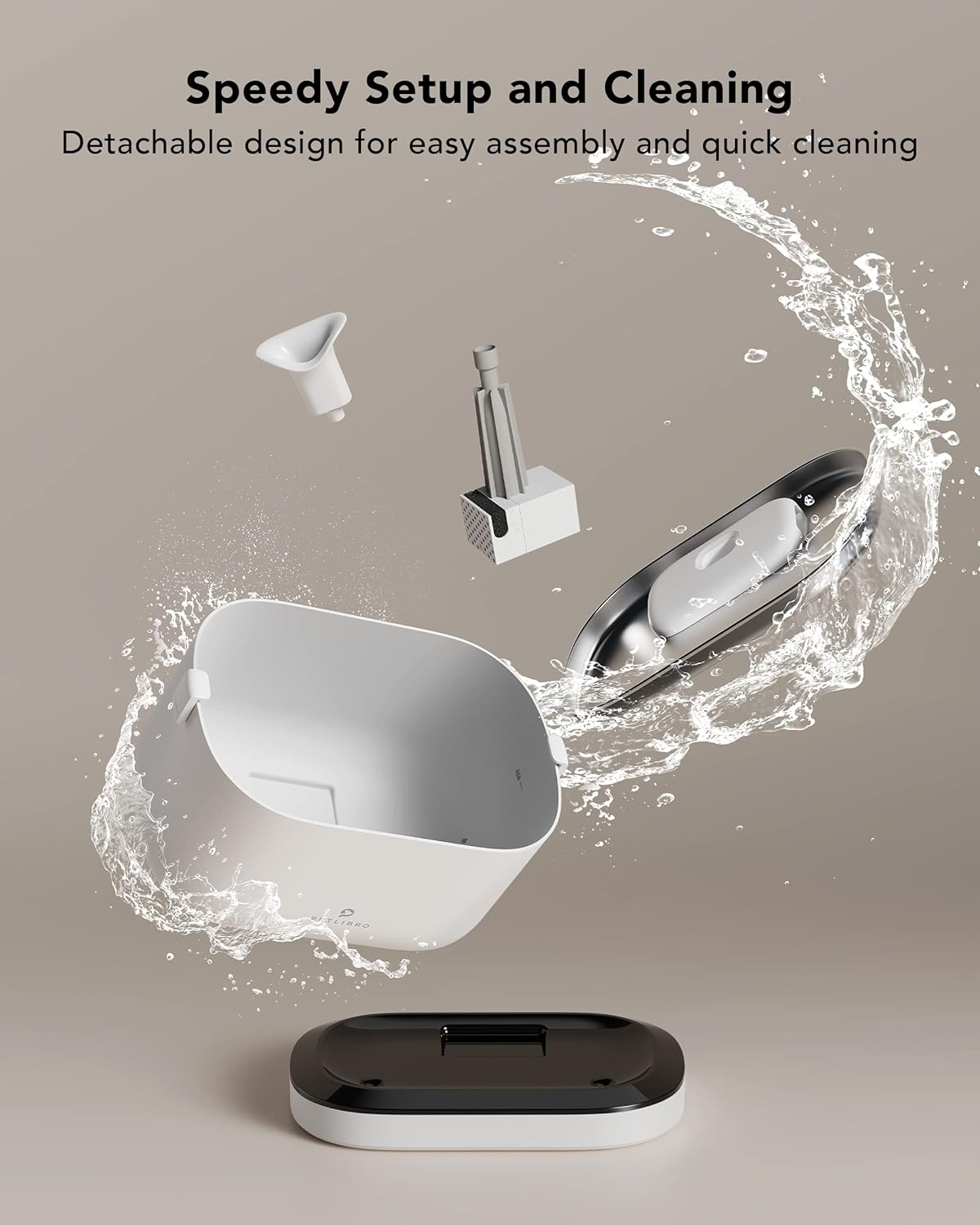 Fuente de agua inalámbrica para gatos PLWF115 PETLIBRO