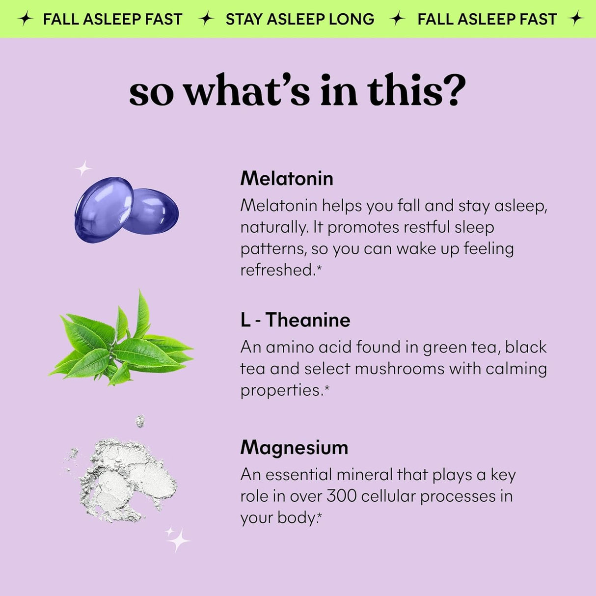 Suplementos para dormir c5 mg de melatonina saúco magnesio