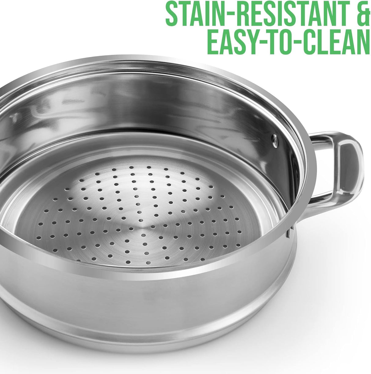 Inserto de vapor de 8 cuartos con tapa NutriChef