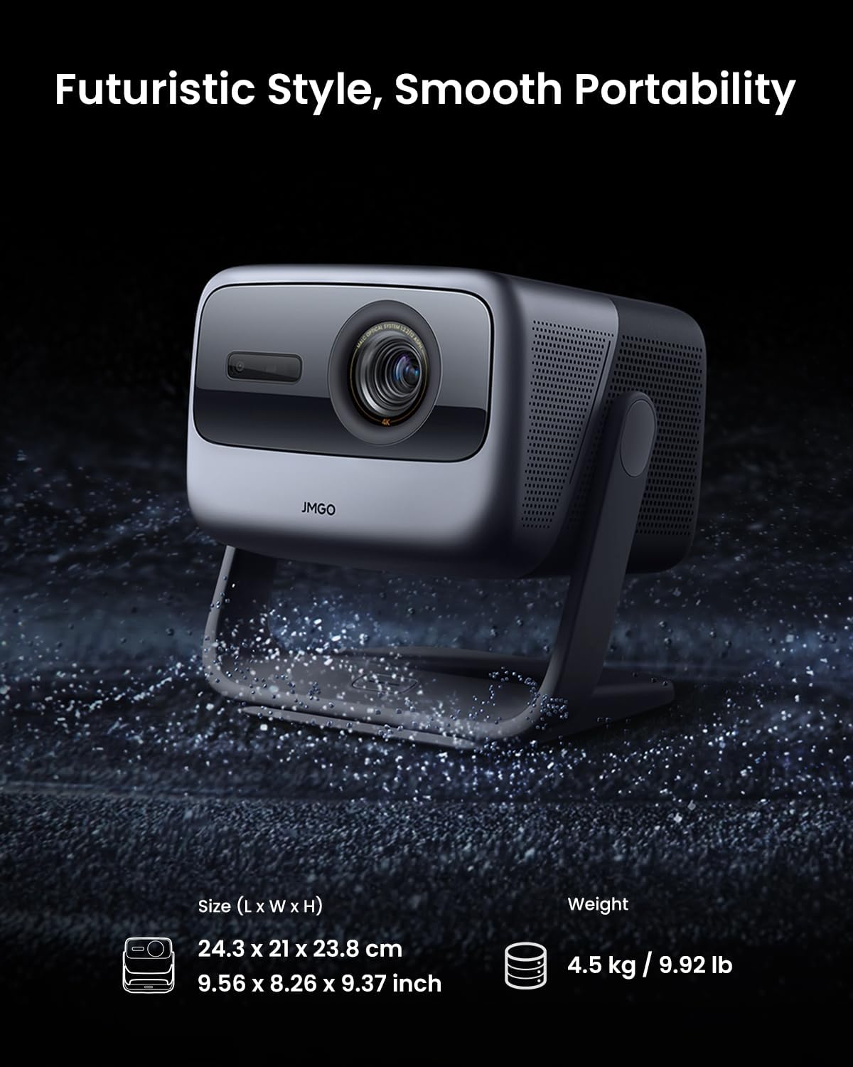 Proyector 4K Triple Laser JMGO N1S, 3500 ANSI Lumens, HDR10