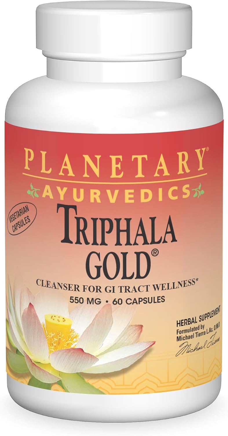Suplementos Planetary Herbals Triphala Gold 550 mg 60 cap