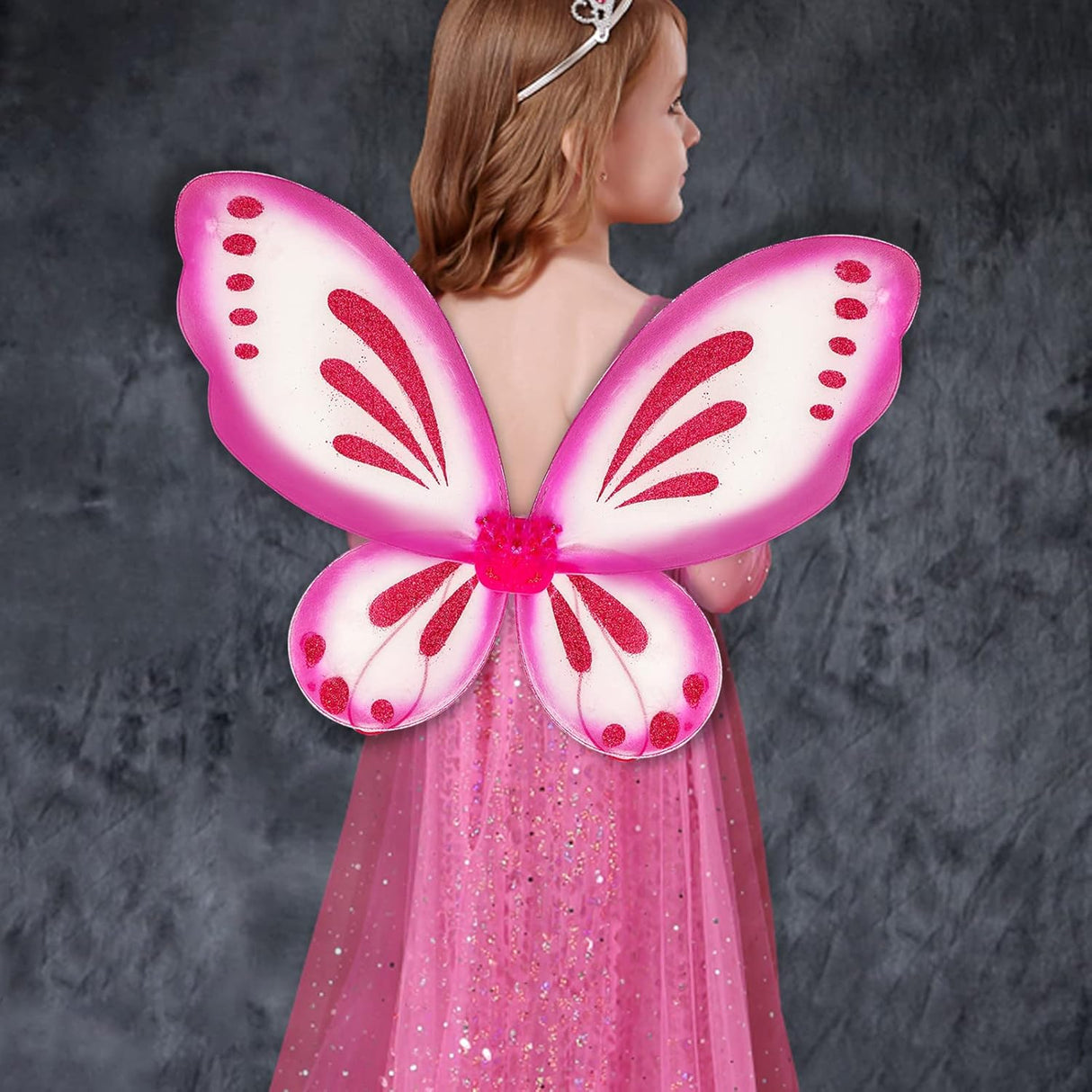 Disfraces de Alas de hada de mariposa alas de ángel rosada
