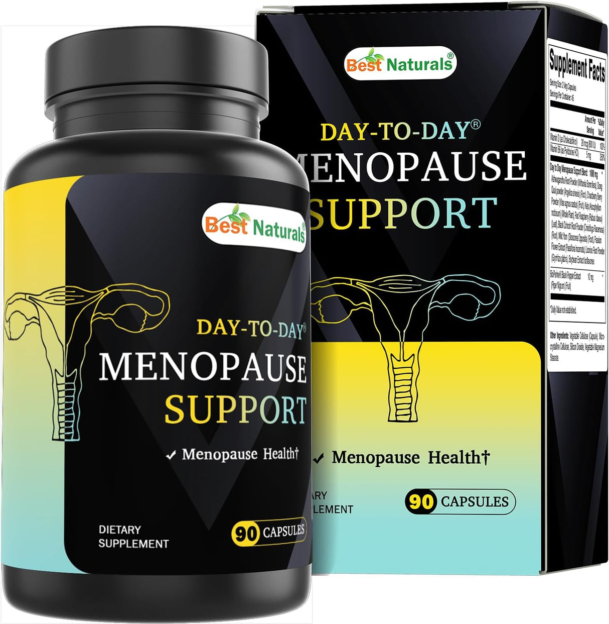 Suplemento para la menopausia Naturals Day-to-Day, 90 cápsulas
