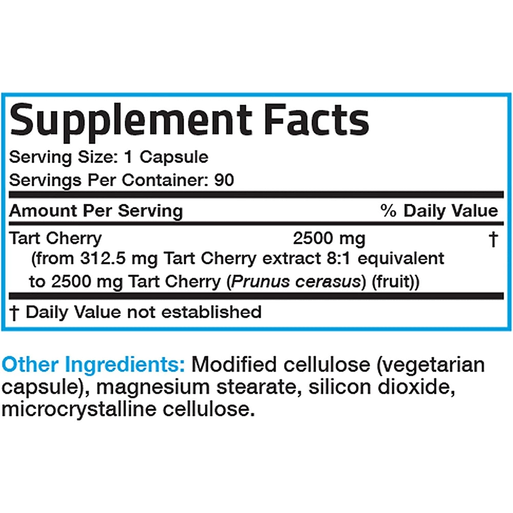 Suplementos Alimenticios Extracto de cereza Tart