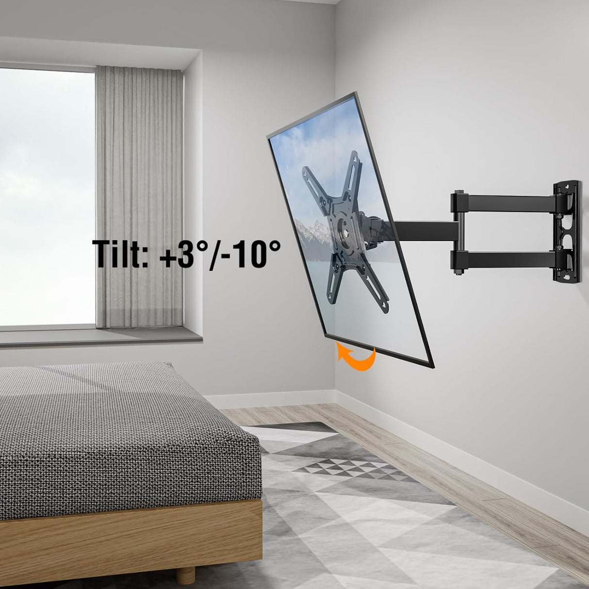 Soporte de Pared ELIVED para TV 14-42, Inclinable y Giratorio