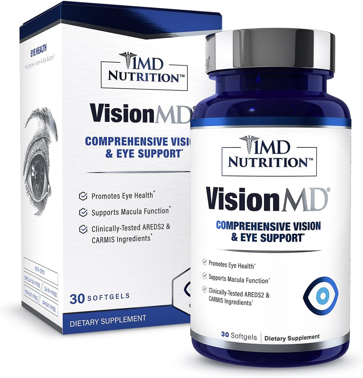 Suplemento Nutrition VisionMD ocular para adultos OptiLut