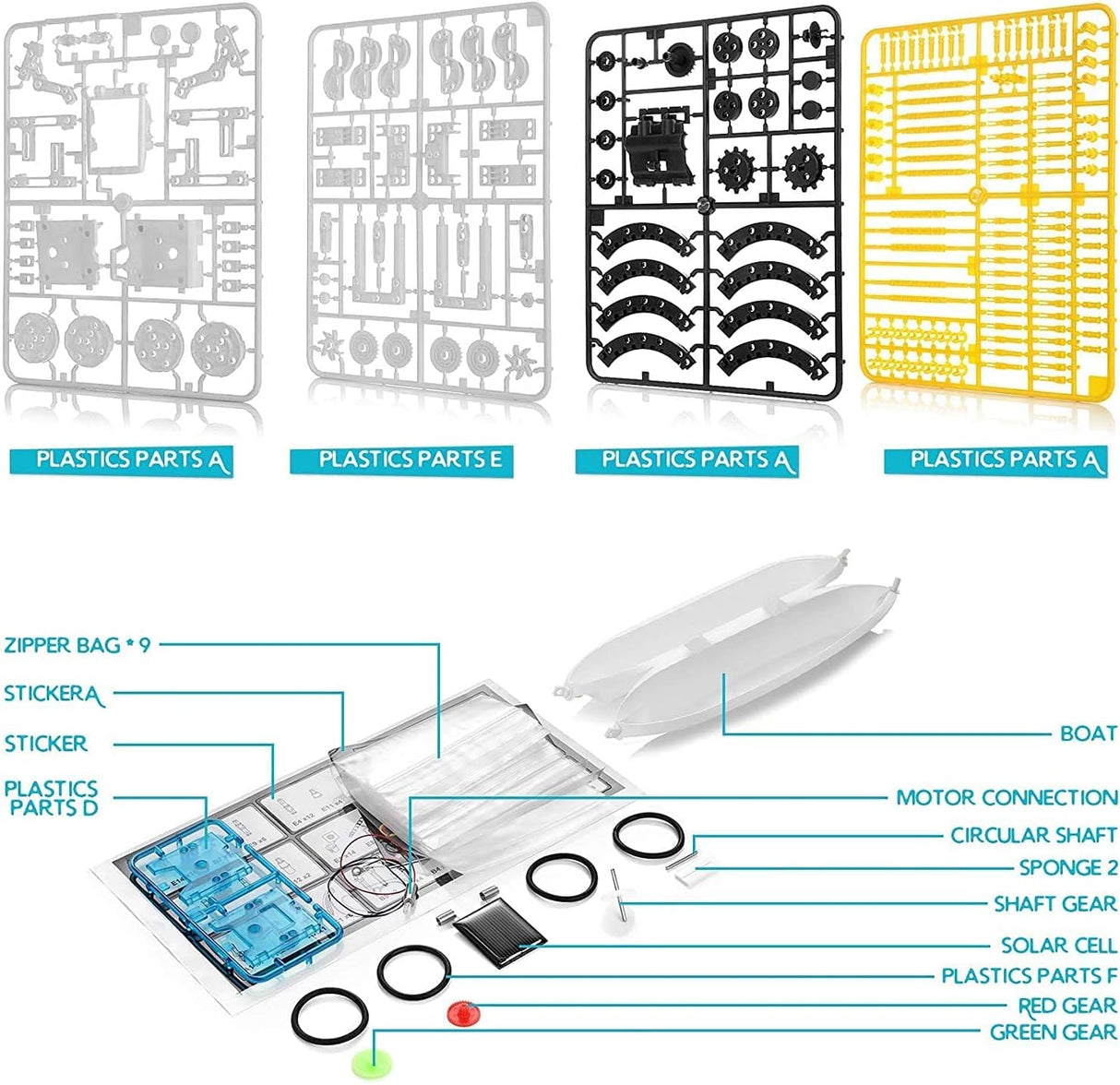Kit Solar Educativo 13 en 1 Kidwill, Juguete STEM para Niños