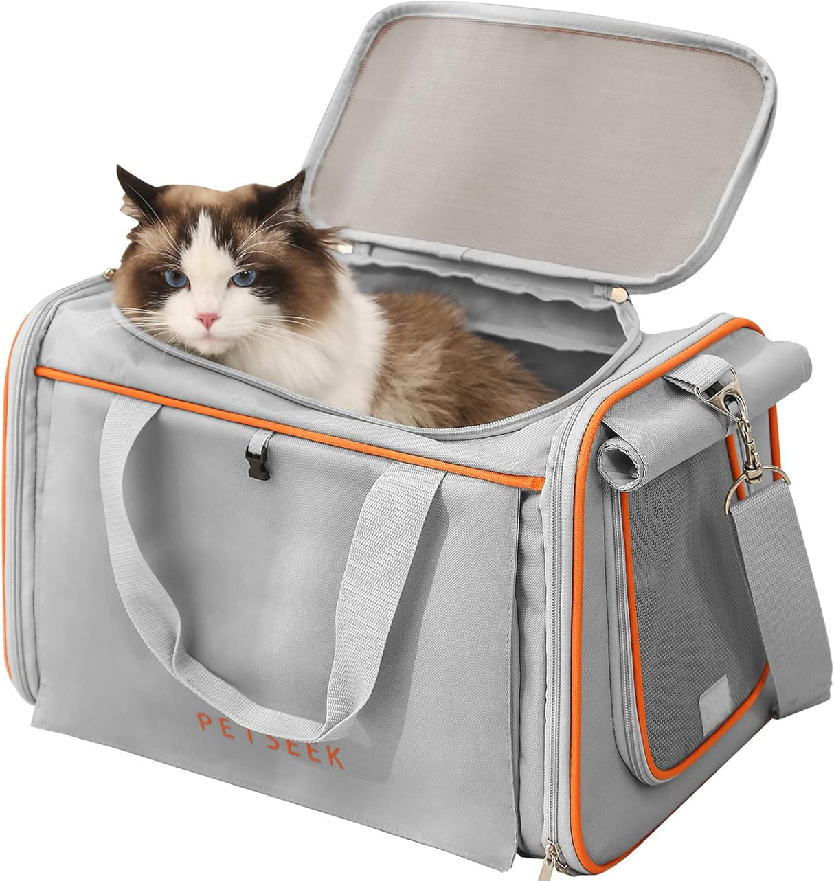Transportadora de Gato Grande, Aprobada Aerolínea, 14 lbs, 18