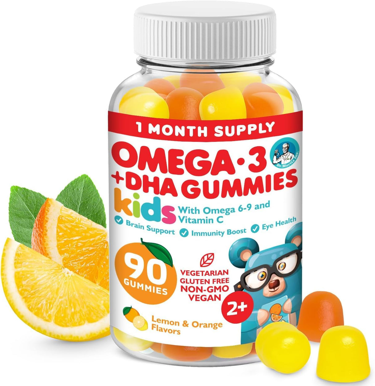 Gomitas Veganas Omega 3 Dr. Moritz Niños 90u