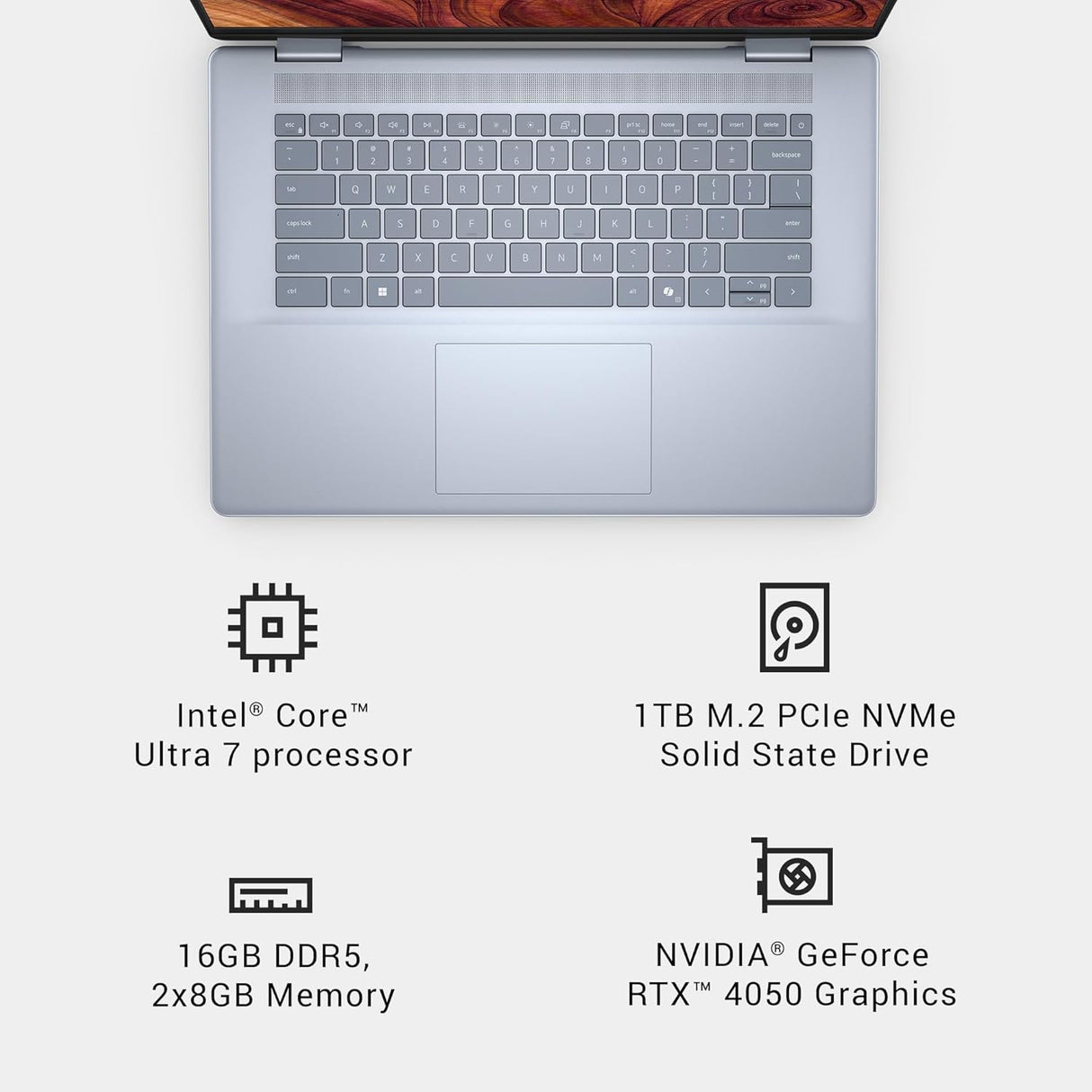 Laptop Dell Inspiron 16 Plus 7640, 16 2.5K, Intel i7, 16GB RAM