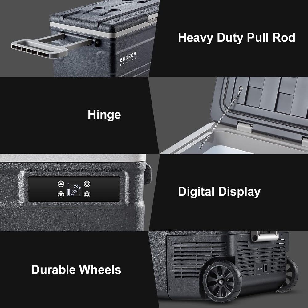 Refrigerador de coche de automóvil portátil RV con control