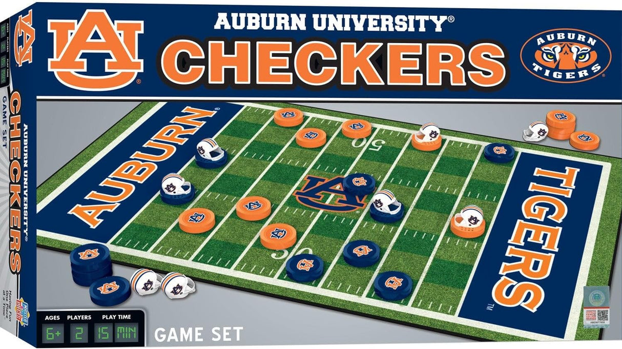 Juego de Damas Auburn Tigers - MasterPieces 13 x 21 Oficial