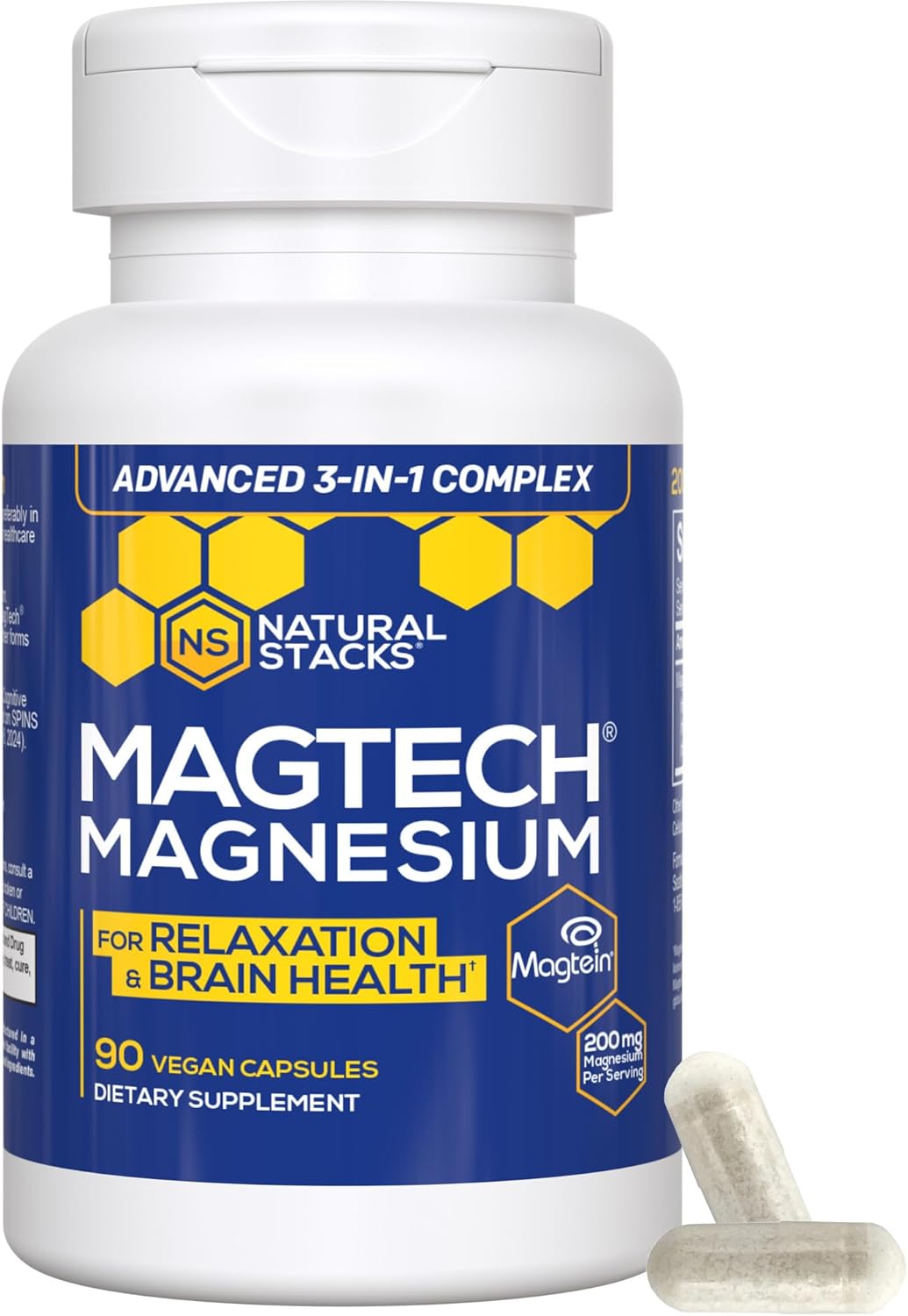 MagTech Suplemento de Magnesio 3 Formas 90 Cápsulas